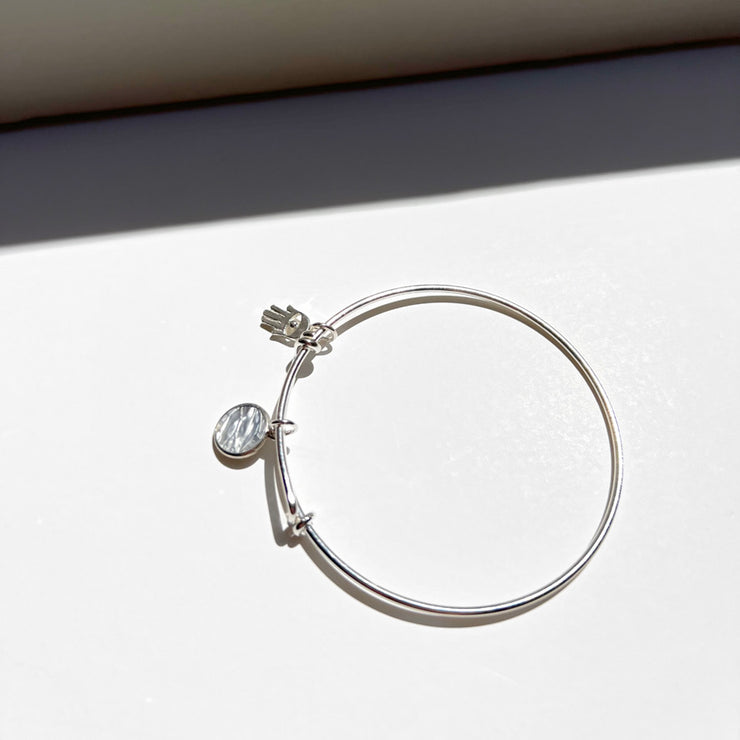 Charm On Bracelet in Silver