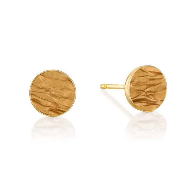 Stud Bud Earrings in gold