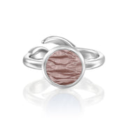 Hug Me Round Ring in Silver