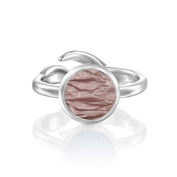 Hug Me Round Ring in Silver