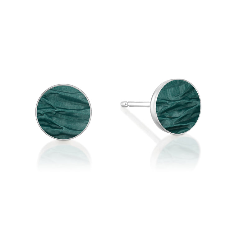 Stud Bud Earrings in Silver