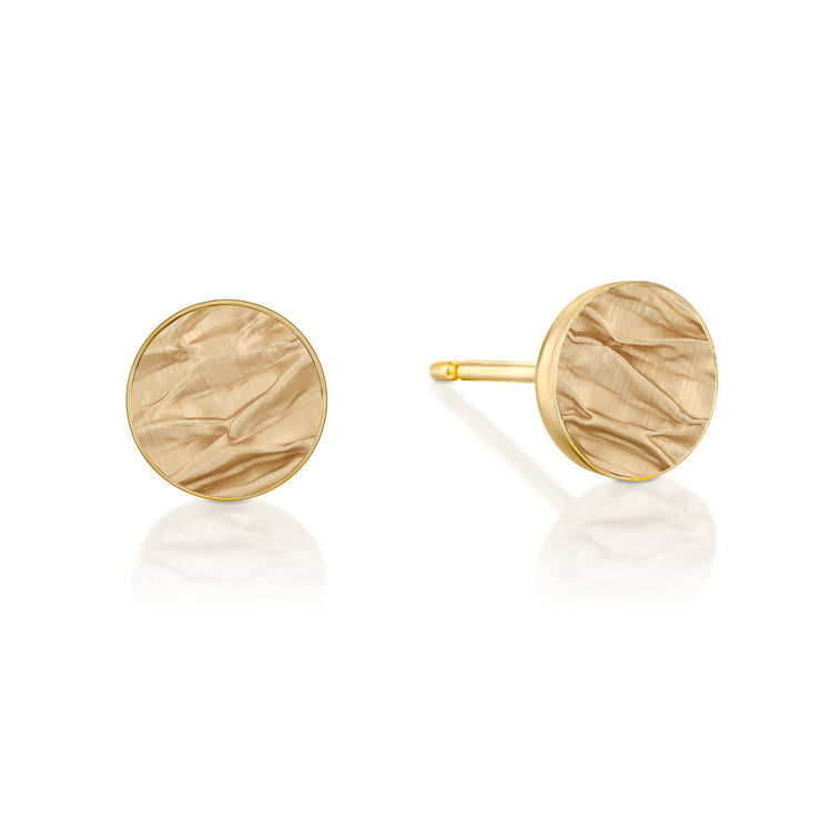 Stud Bud Earrings in gold