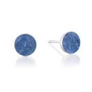 Stud Bud Earrings in Silver