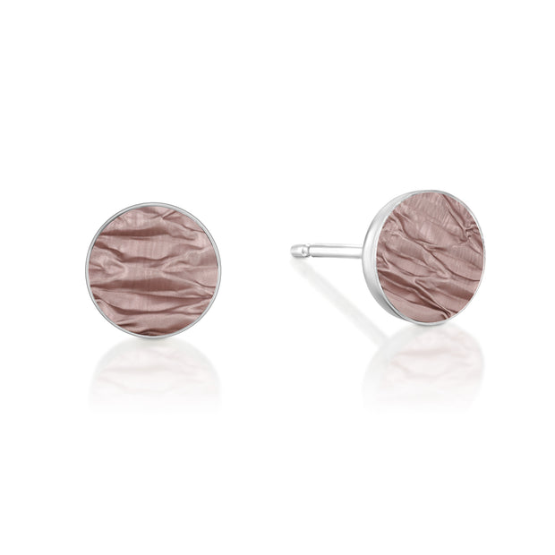 Stud Bud Earrings in Silver