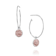 Hoop Loop Earrings in Silver