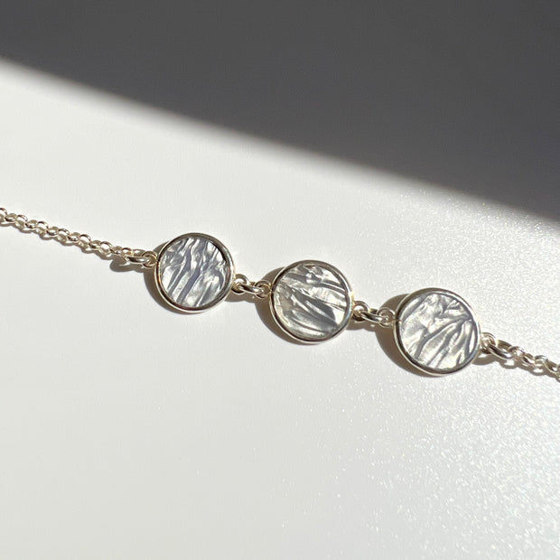 In A Row Bracelet in Silver