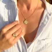 Single Shot Necklace in gold
