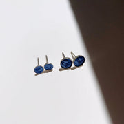 Stud Bud Earrings in Silver
