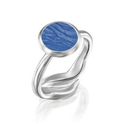 Hug Me Round Ring in Silver